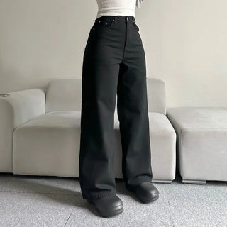 Cotton Wide Pants Fleece-lined Trousers Petite Daily Commute