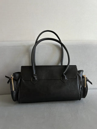 Paris Pocket Shoulder Bag Leather Y2K Unique Daily