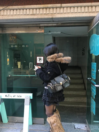 Paris Pocket Shoulder Bag Leather Y2K Unique Daily