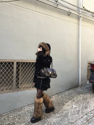 Paris Pocket Shoulder Bag Leather Y2K Unique Daily