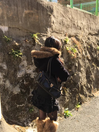 Paris Pocket Shoulder Bag Leather Y2K Unique Daily