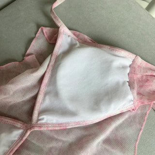Draped Chiffon Print Cover-up Bikini Sexy Glam Fit