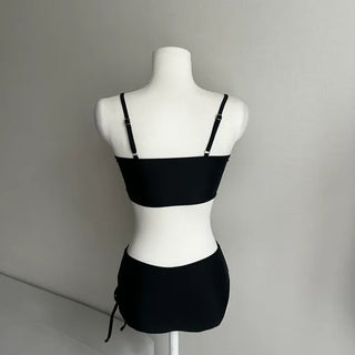 Ribbon Strap V-Cut Bikini Sexy Glam Staycation Garter