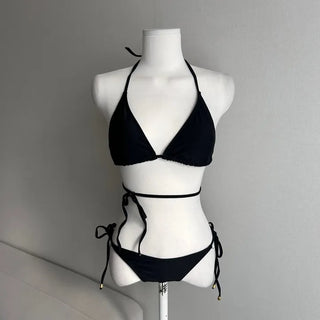 Damaged Knit Cover-up Bikini Basic Body Profile For