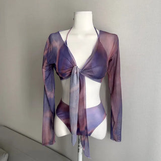 Galaxy Cover-up Piece Bikini Resort Look Monokini One-piece