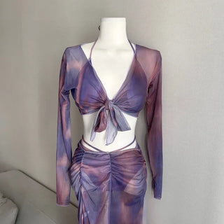 Galaxy Cover-up Piece Bikini Resort Look Monokini One-piece