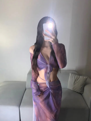 Galaxy Cover-up Piece Bikini Resort Look Monokini One-piece