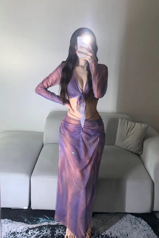 Galaxy Cover-up Piece Bikini Resort Look Monokini One-piece
