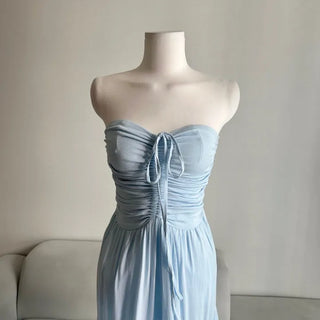 Long Shirred Strap Top Dress Resort Southeast Asia