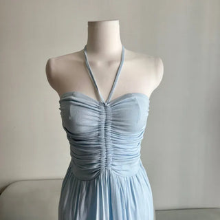 Long Shirred Strap Top Dress Resort Southeast Asia