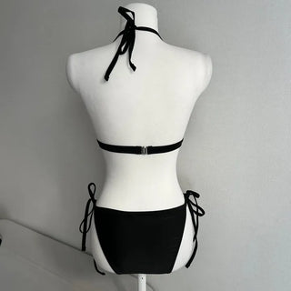 Tiered One-piece Cover-up Bikini Set Tanning Staycation Monokini