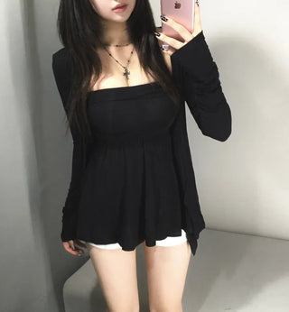 Stretchy Delicate Flare Top Cardigan Set Tube Fit