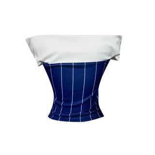 Pocari Girl 33 Off-shoulder short-sleeve top sleeveless sporty