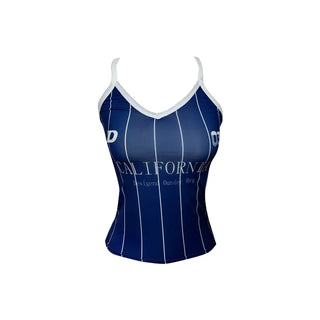 Pocari Sweat Color Block Uniform Waterbomb Sleeveless Beachwear