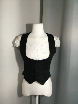 Frill Bolero Cover-up Cardigan Tiered One-piece Swimsuit Set