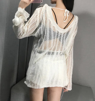 Cupid Vest Layered Blouse Frill T-shirt Short Sleeve