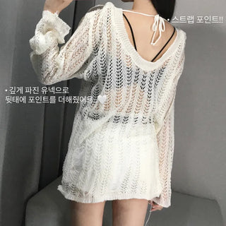 Cupid Vest Layered Blouse Frill T-shirt Short Sleeve