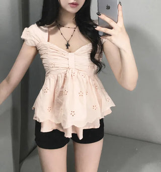 Yeori Tencel Totto Cardigan Loose Fit See-through Snap
