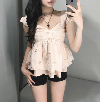 Yeori Tencel Totto Cardigan Loose Fit See-through Snap