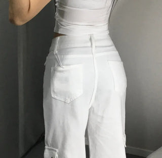 96 Short Sleeve Off-Shoulder Asymmetrical T-Shirt Date Look