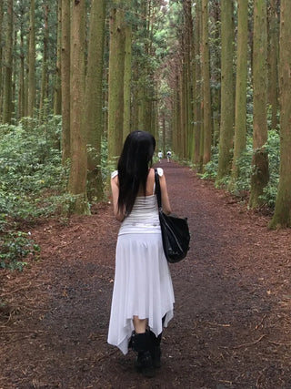 Drape Tie Shirring Sleeveless Scarf Basic Item Pinterest