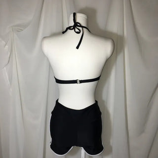 Cap Sleeve V-Neck Shirred Short Tee T-Shirred Arm