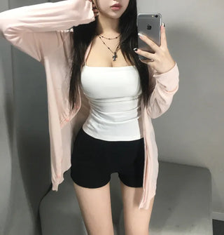Delicate Drape One-Off-Shoulder Short-Sleeve T-Shirred Tee Slim Waist