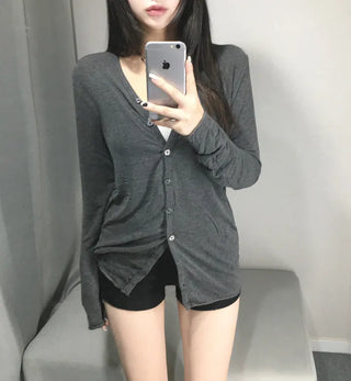 Delicate Drape One-Off-Shoulder Short-Sleeve T-Shirred Tee Slim Waist