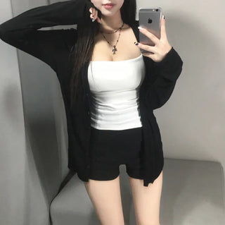 Delicate Drape One-Off-Shoulder Short-Sleeve T-Shirred Tee Slim Waist