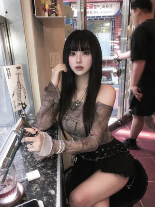 Back Smoked Elastic Banding Flare Shirred Sleeveless Top