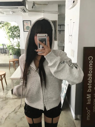 Vintage Marble Off-Shoulder Tee Long Sleeve See-through Top