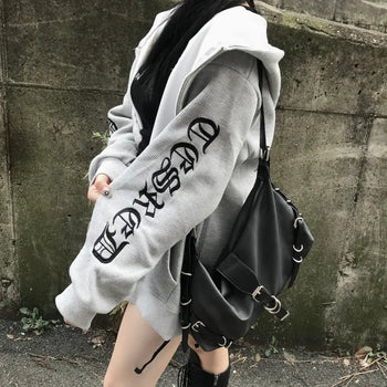 Two-way Bold Striped Zip-up Hoodie Transitional Season Cardigan