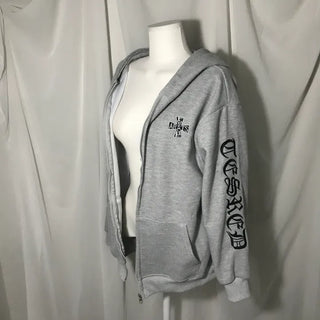 Two-way Bold Striped Zip-up Hoodie Transitional Season Cardigan