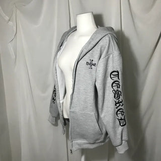 Two-way Bold Striped Zip-up Hoodie Transitional Season Cardigan