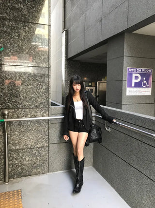 Leuci Cable Knit Cardigan Belt Sailor Collar Double
