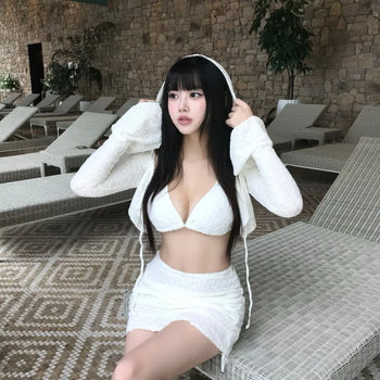 Cutout Shirring Slim Illusion Monokini Slit Sexy Glam