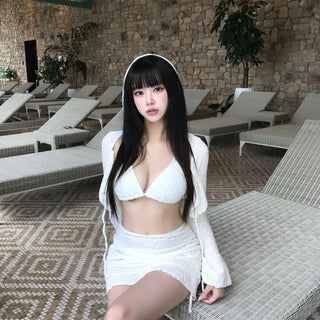 Cutout Shirring Slim Illusion Monokini Slit Sexy Glam