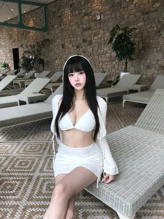 Cutout Shirring Slim Illusion Monokini Slit Sexy Glam
