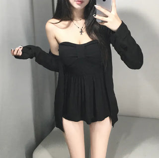 Delicate Fit Open Cardigan Flowy Basic Autumn Outerwear