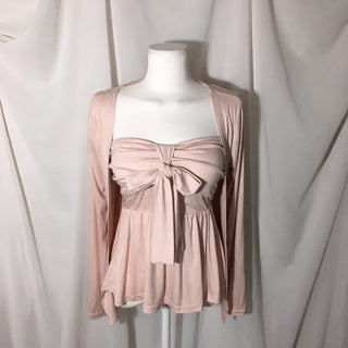 Delicate Fit Open Cardigan Flowy Basic Autumn Outerwear