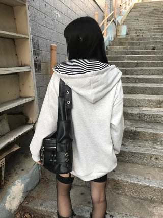 Dali Buckle Shearling Jacket Fur Crop Winter Outerwear