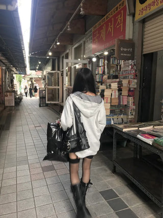 Dali Buckle Shearling Jacket Fur Crop Winter Outerwear