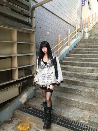 Dali Buckle Shearling Jacket Fur Crop Winter Outerwear