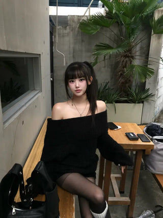 Lia Boucle Fur Angora Cardigan Transitional Season Winter