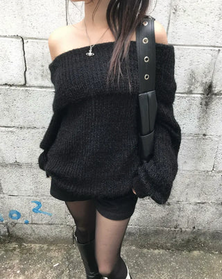 Lia Boucle Fur Angora Cardigan Transitional Season Winter