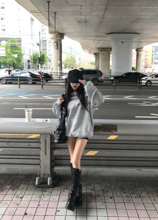 Brownie Tiered Mini Skirt Suede Winter Wool Ruffle