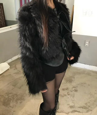 Eiffel Suede Biker Jacket Blouson Date Look Winter