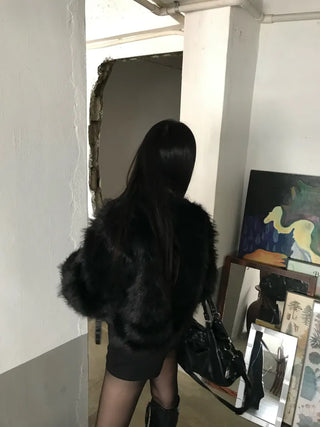 Eiffel Suede Biker Jacket Blouson Date Look Winter