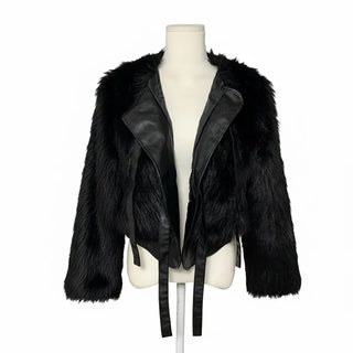 Eiffel Suede Biker Jacket Blouson Date Look Winter