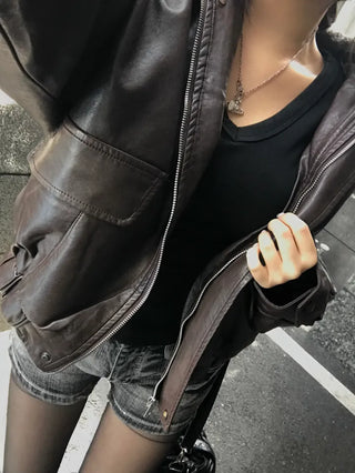 Leel Angora Loose Fit Cardigan Oversized Knit Long